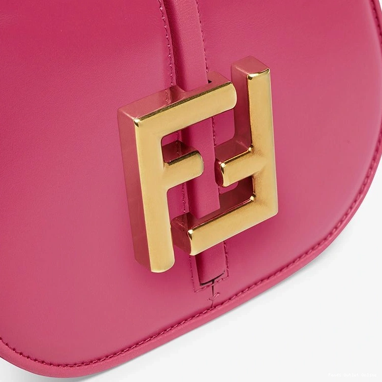 Affordable Leather Rose Calf Mini Bag Fendi C'mon In 0725